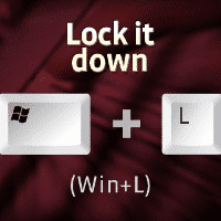 Windows Security Tip: Lock Your PC
